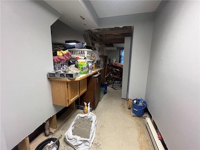 441 Center St, Geddes, NY 13209 - bar area with concrete floors