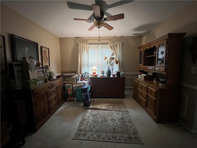 441 Center St, Geddes, NY 13209 - office with ceiling fan
