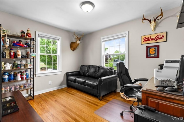 915 W Thomas St, Rome-Inside, NY 13440 - home office featuring light wood finished floors and baseboards