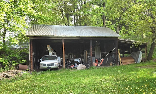 104 Main St, Stamford, NY 12167 - view of pole building with a yard