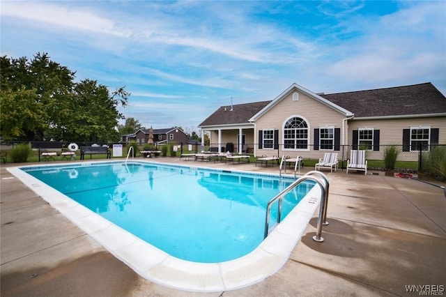 5692 Ferncrest Ct Unit B, Clarence, NY 14032 - community pool featuring a patio area