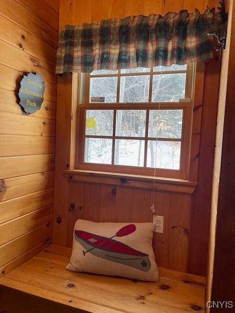 103 Onondaga Rd, Webb, NY 13420 - detailed view of wooden walls