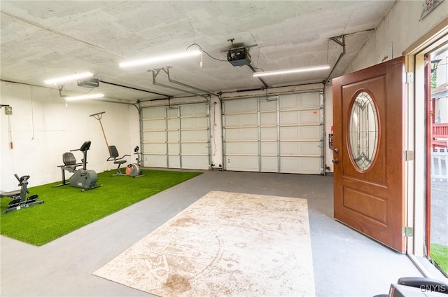 8929 State Route 12e, Lyme, NY 13622 - garage featuring a garage door opener