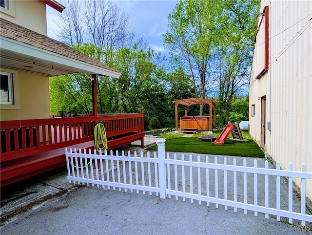 8929 State Route 12e, Lyme, NY 13622 - view of yard with a hot tub