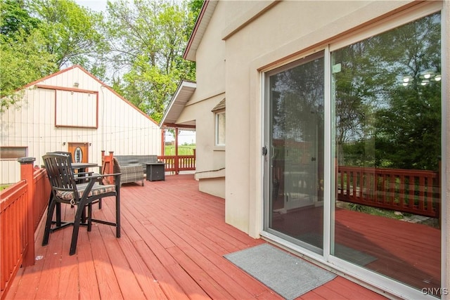 8929 State Route 12e, Lyme, NY 13622 - view of wooden deck