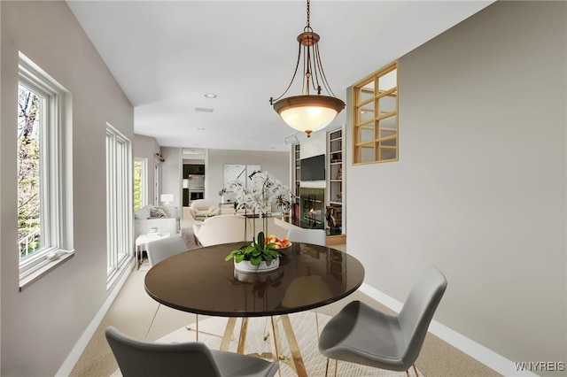 52 Hidden Pines Ct, Amherst, NY 14051 - dining area with baseboards and recessed lighting
