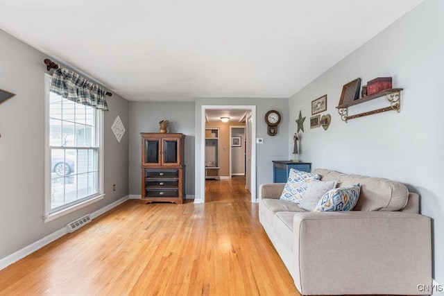 106 Hillside Way, Camillus, NY 13031 - living area featuring light wood-type flooring and baseboards