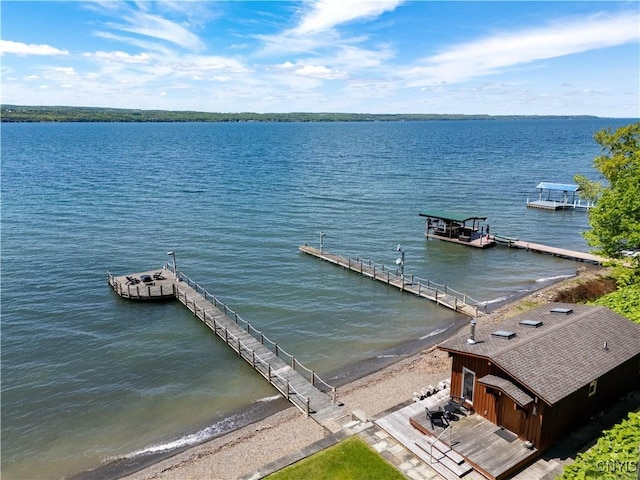 9182 S Rhodes Rd, Lodi, NY 14860 - dock with a water view