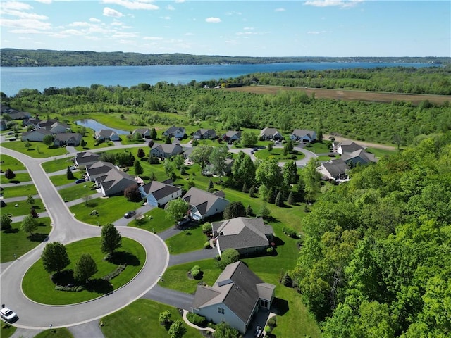4166 Angela Way, Gorham, NY 14424 - aerial view of property's location featuring a nearby body of water and nearby suburban area
