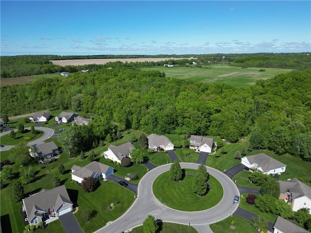 4166 Angela Way, Gorham, NY 14424 - aerial overview of property's location featuring a forest and nearby suburban area
