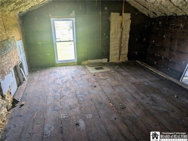 132 Kipp St, Sherman, NY 14781 - unfurnished living room featuring hardwood / wood-style floors