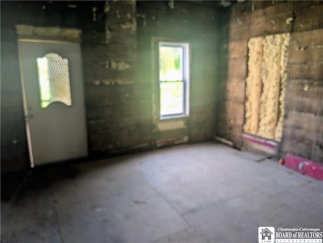 132 Kipp St, Sherman, NY 14781 - unfurnished room with unfinished concrete floors