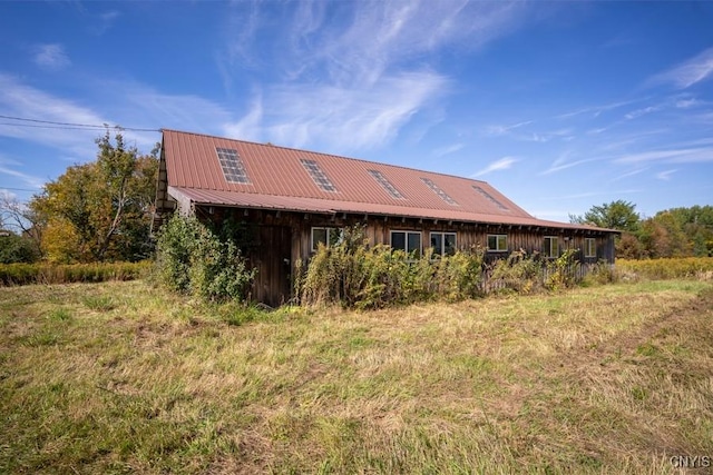 793 County Highway 19, Plainfield, NY 13491 - back of property with metal roof