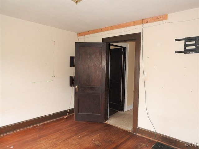 5 Evergreen St, Cortland, NY 13045 - unfurnished room featuring wood finished floors and baseboards
