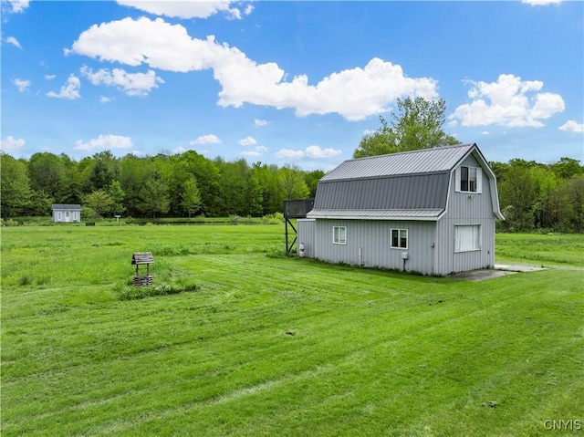 9748-9736 Podunk Rd, Lee, NY 13363 - view of green lawn with an outbuilding and a barn