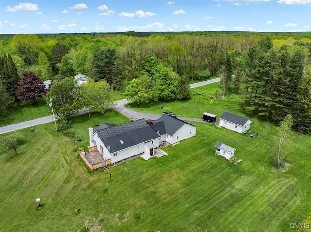 9748-9736 Podunk Rd, Lee, NY 13363 - view of subject property with a heavily wooded area