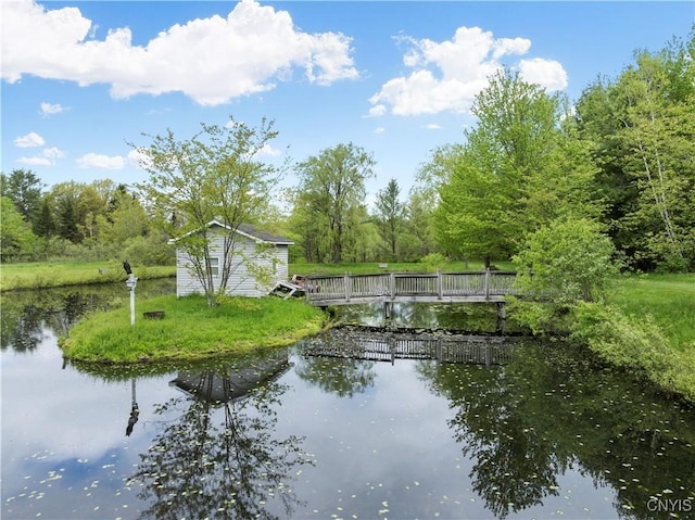 9748-9736 Podunk Rd, Lee, NY 13363 - water view with a heavily wooded area