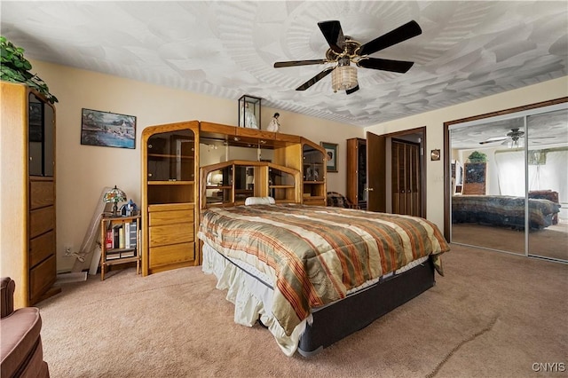 9748-9736 Podunk Rd, Lee, NY 13363 - carpeted bedroom with multiple closets and a ceiling fan
