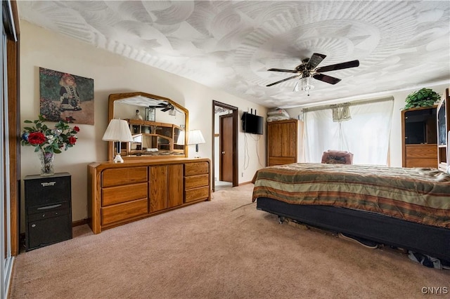 9748-9736 Podunk Rd, Lee, NY 13363 - carpeted bedroom with baseboards and ceiling fan