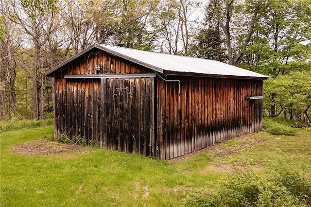 161 Bell Hill Rd, New Lisbon, NY 13342 - view of outdoor structure with a garage