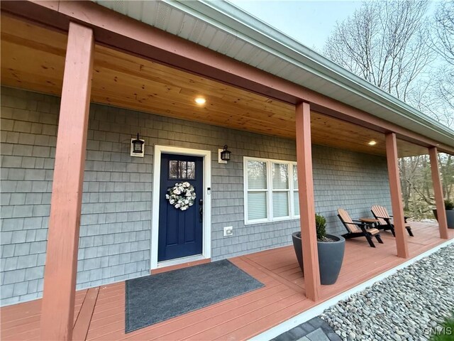 26633 Kring Point Rd, Alexandria, NY 13679 - property entrance featuring a porch