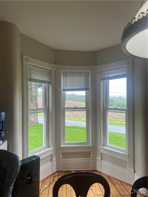 6265 Haslauer Rd, Stockbridge, NY 13409 - detailed view of wood finished floors