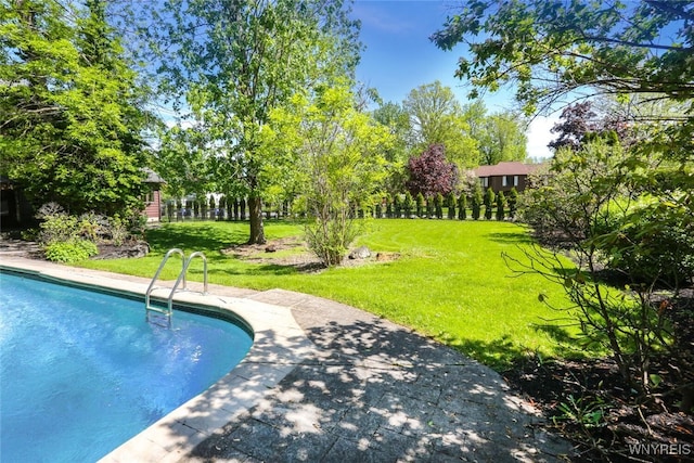 126 Crestwood Ln, Amherst, NY 14221 - swimming pool featuring a yard