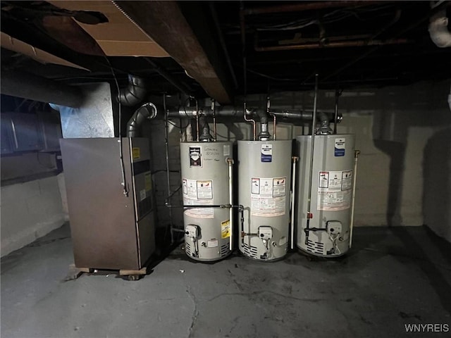 228 Weiss St, Buffalo, NY 14206 - utilities featuring water heater and heating unit