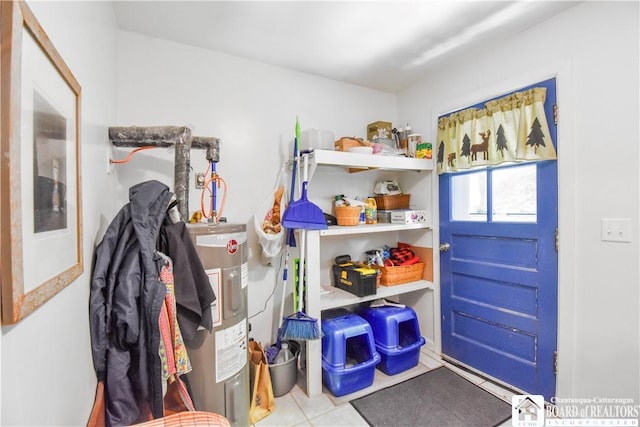 8 Terrace St, Westfield, NY 14787 - storage room featuring water heater