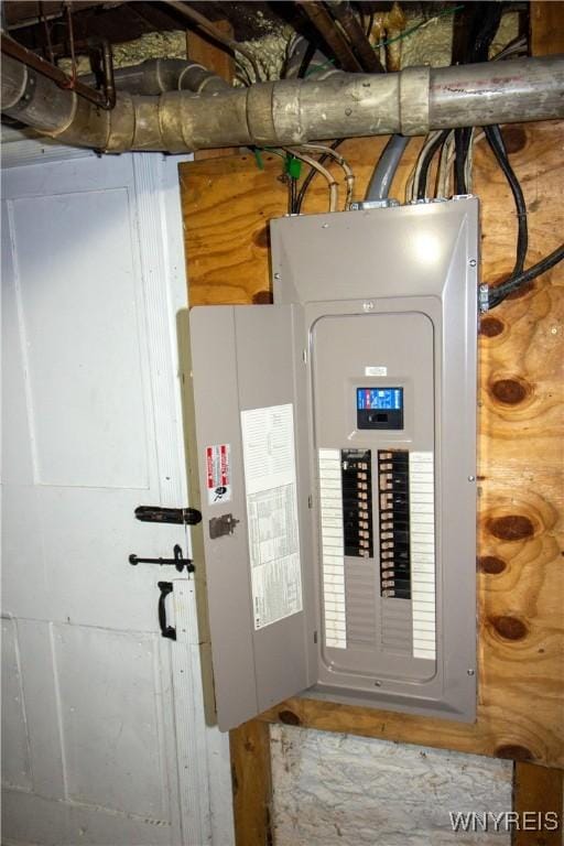4748 Thrall Rd, Cambria, NY 14094 - utility room featuring electric panel
