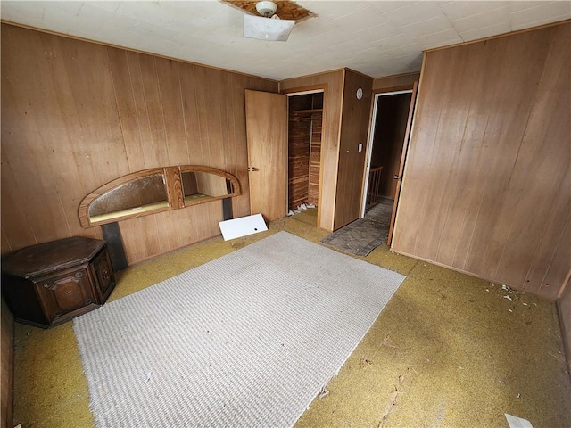 98 Gardeau St, Perry, NY 14530 - bedroom featuring wooden walls