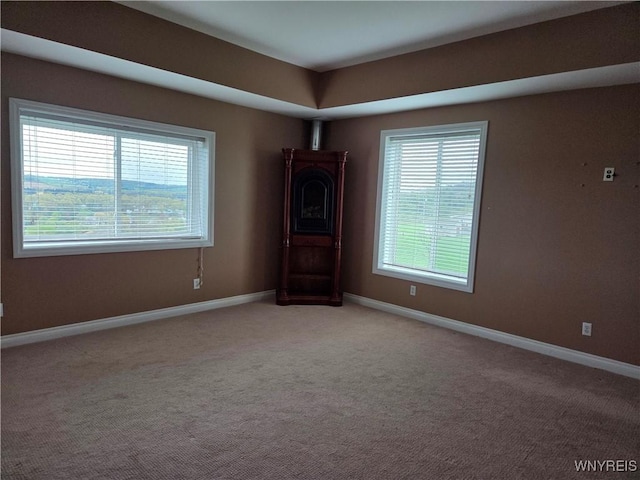 9600 Vermont View Rd, Machias, NY 14101 - empty room with baseboards and light carpet