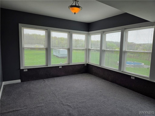 9600 Vermont View Rd, Machias, NY 14101 - unfurnished sunroom featuring carpet flooring and healthy amount of natural light