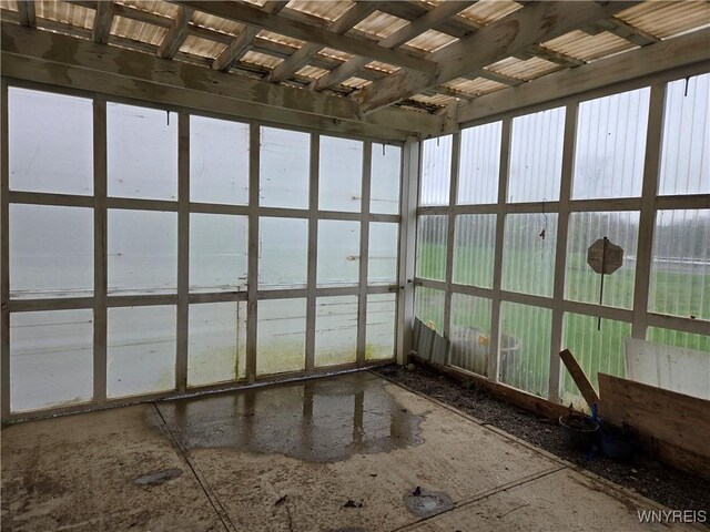 9600 Vermont View Rd, Machias, NY 14101 - view of unfurnished sunroom