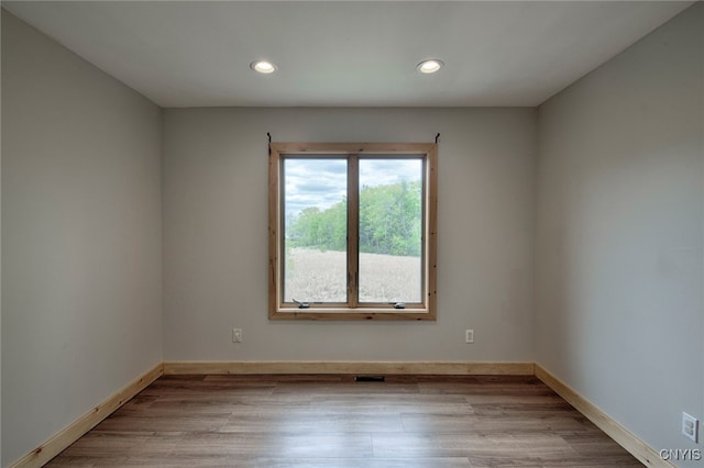20172 Blue Heron Ln, Alexandria, NY 13607 - unfurnished room featuring recessed lighting, light wood-type flooring, and baseboards