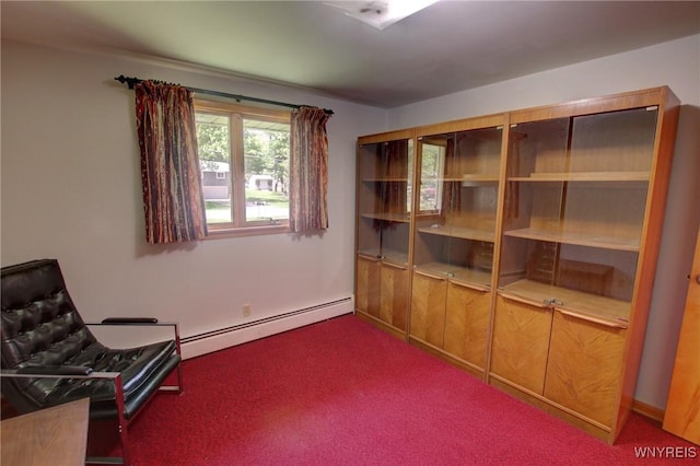 7 Forsythia Ct, Orchard Park, NY 14127 - unfurnished room featuring a baseboard heating unit and carpet