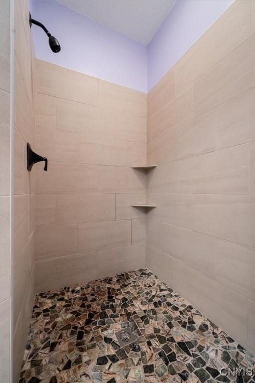 3503 Peterboro Rd, Vernon, NY 13421 - full bath with stone floors and tiled shower