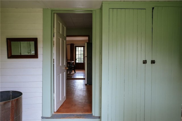 2400 Gladstone Hollow Rd, Andes, NY 13731 - corridor with wooden walls