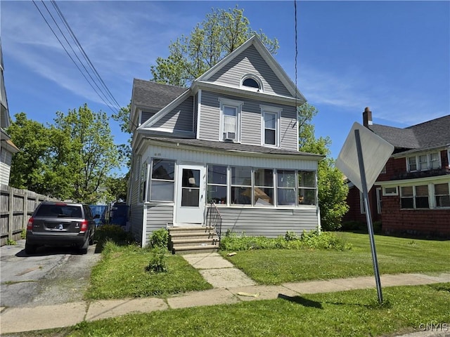 919 Academy St, Watertown-City, NY 13601 - view of front facade featuring entry steps and roof with shingles