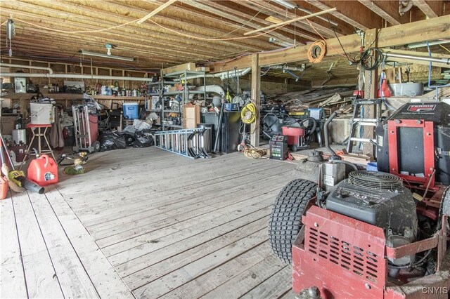 4146 Carleton Island Rd Unit 1, Cape Vincent, NY 13618 - basement featuring hardwood / wood-style floors