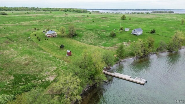 4146 Carleton Island Rd Unit 1, Cape Vincent, NY 13618 - view of rural area featuring agricultural land and a nearby body of water