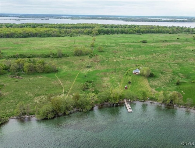 4146 Carleton Island Rd Unit 1, Cape Vincent, NY 13618 - aerial overview of property's location with a large body of water