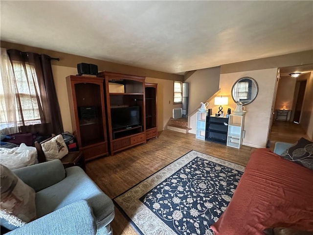 104 Newcomb St, Rochester, NY 14609 - living room with wood finished floors and baseboards