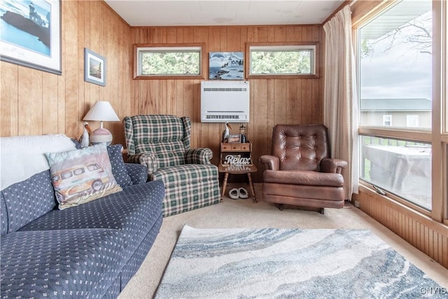 2510 Ponds Shore Dr, Cape Vincent, NY 13618 - sunroom featuring heating unit and plenty of natural light