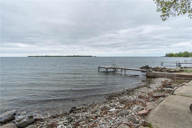 2510 Ponds Shore Dr, Cape Vincent, NY 13618 - dock featuring a water view