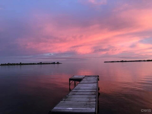2510 Ponds Shore Dr, Cape Vincent, NY 13618 - dock with a water view