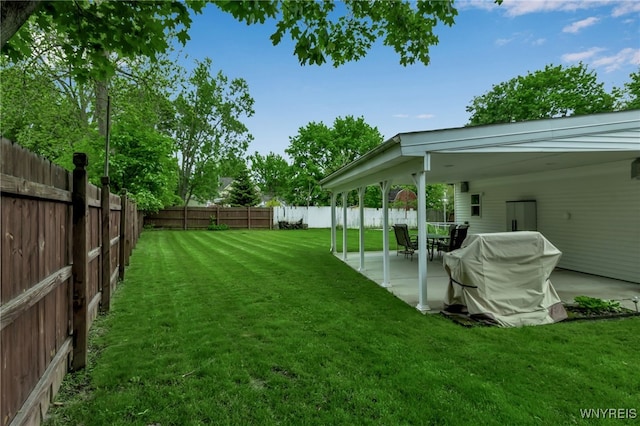 18 Spruce St, Lockport-City, NY 14094 - view of yard with a patio