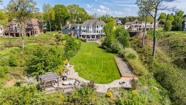 411 Sundance Trl, Webster, NY 14580 - aerial perspective of suburban area with a tree filled landscape