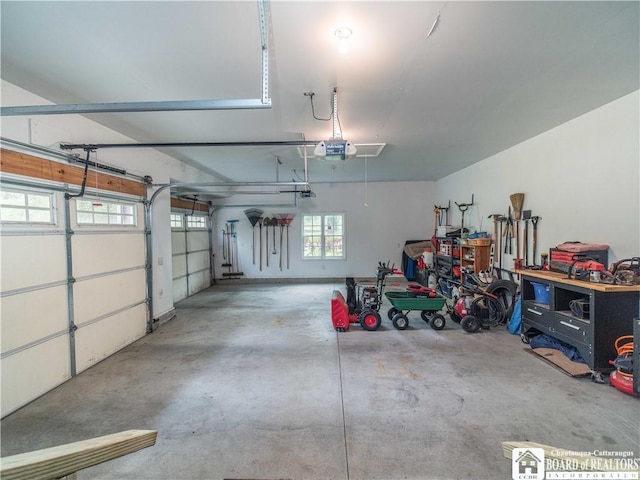 285 Porter Rd, Pomfret, NY 14063 - garage with a garage door opener