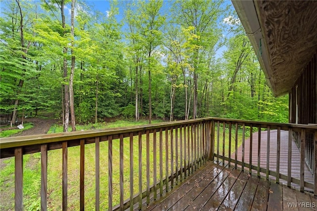 12353 Planck Rd, Perrysburg, NY 14129 - wooden deck featuring a yard